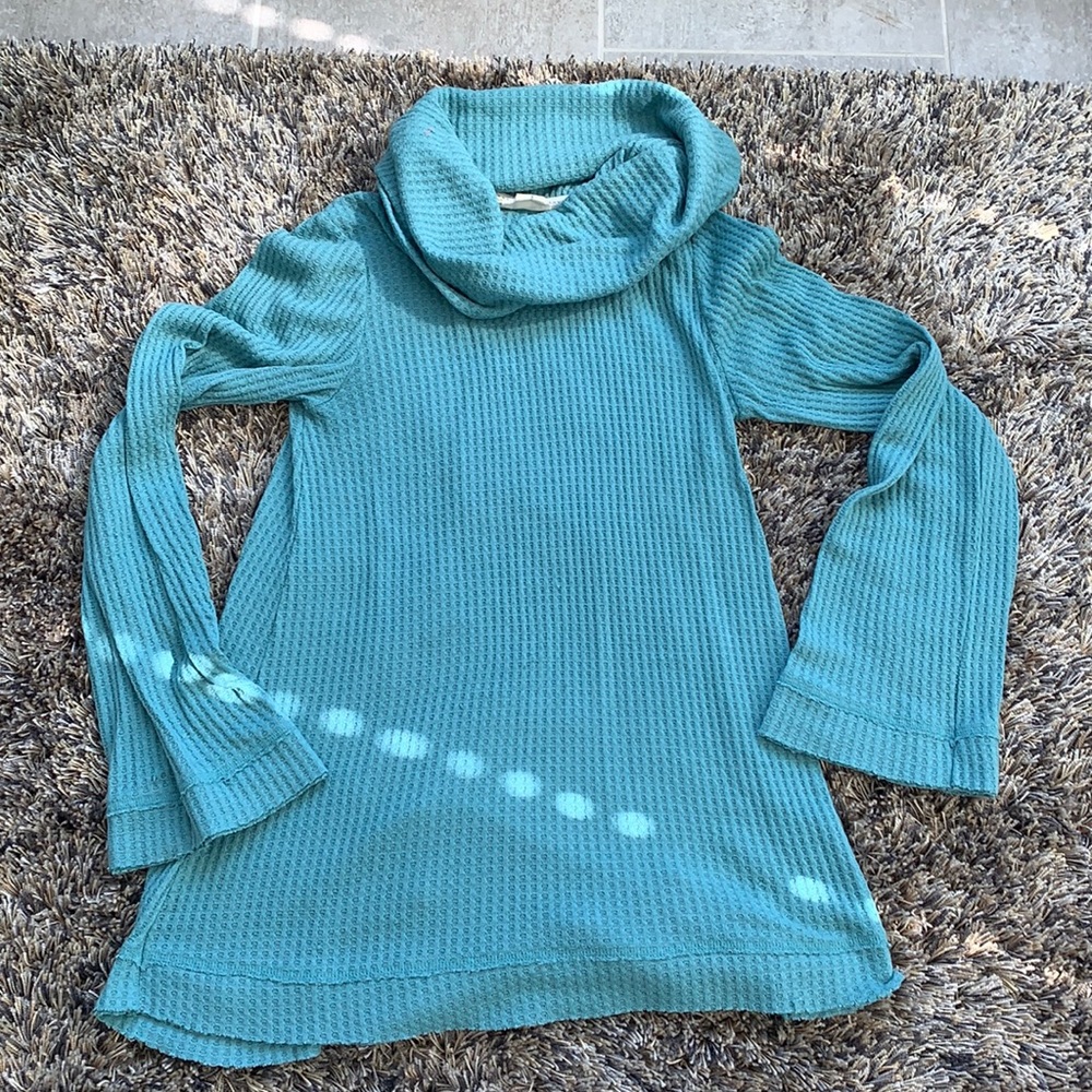 Anthropologie Waffle knit top. Loose fit, very comfy!